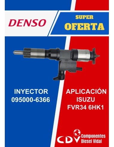 INYECTOR CR DENSO 8-97609788-6 IGUAL 095000-6363 / 095000-6366