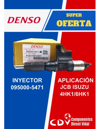 INYECTOR ISUZU 6HK1 095000-5471 5473 / 095000-5471 denso